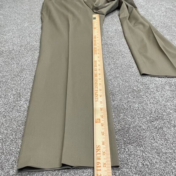 Zanella Italian Mens Dress Trousers 38 Wool Beige Pleated Formal Business Pants - Picture 6 of 12